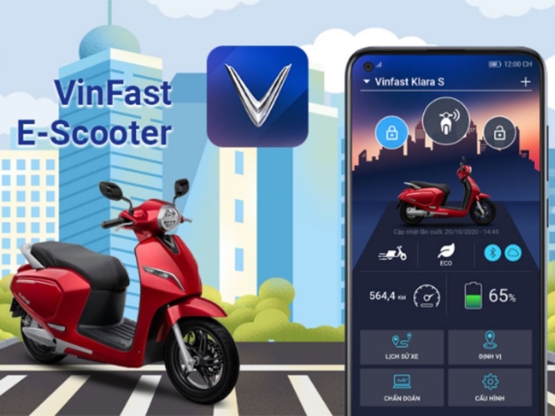 Ứng dụng VinFast App giúp người dùng quản lý xe điện tiện lợi hơn