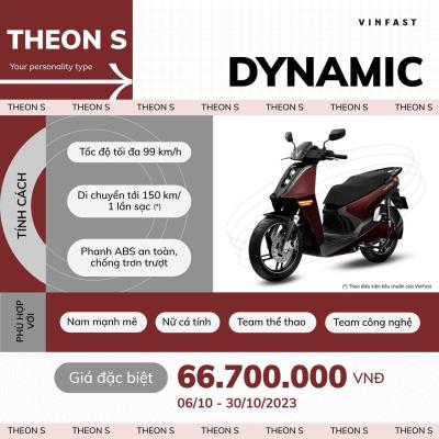 Trang bị Vinfast Theon S: Vẫn đứng đầu phân khúc