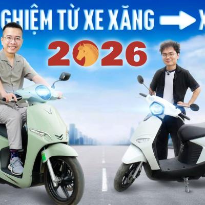 Chuyển đổi xe điện dịp Tết, 2 xăng đổi lấy 1 điện