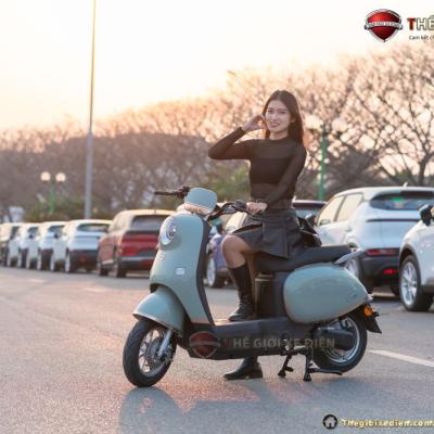 Xe đạp điện cho học sinh lớp 6 nữ - Siêu phẩm đơn giản, năng động và cực chất lừ